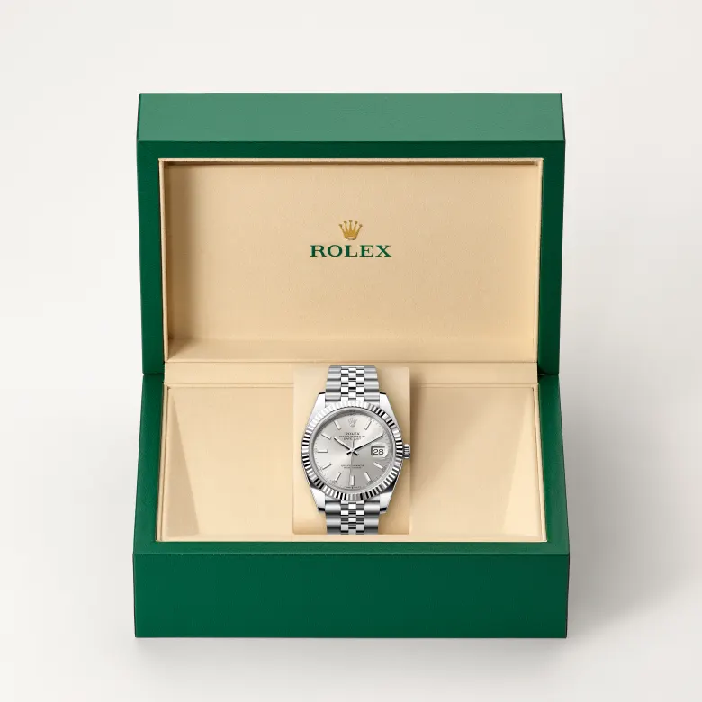 Rolex Datejust 41 White Gold Rolesor Oystersteel, M126334-0004